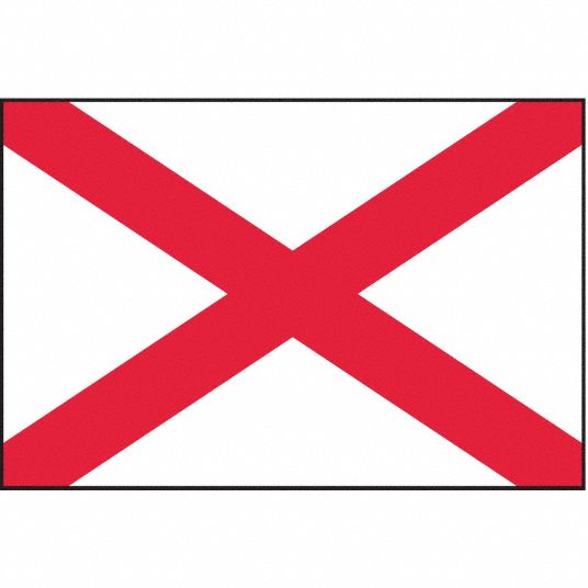 Nylglo 3 Ft Ht 5 Ft Wd State Flag 2neh1140060 Grainger