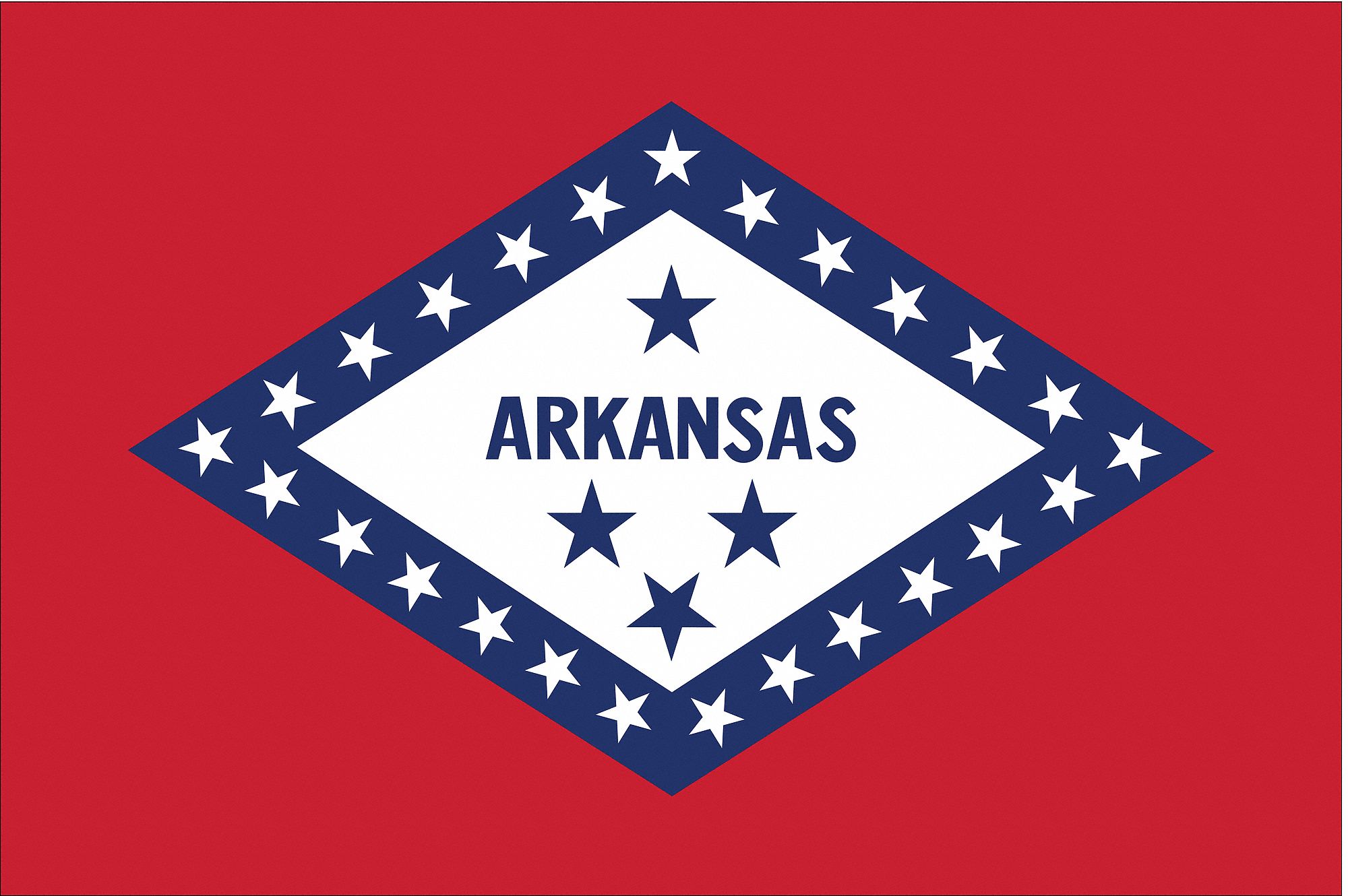 2NEH4 - D3761 Arkansas State Flag 3x5 Ft