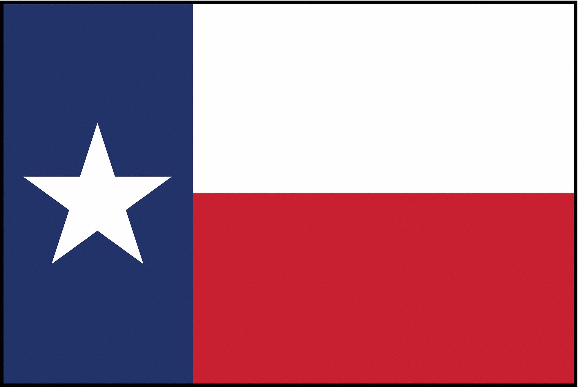 NYLGLO Texas State Flag, 3 ftH x 5 ftW, Outdoor 2NEN7145260 Grainger