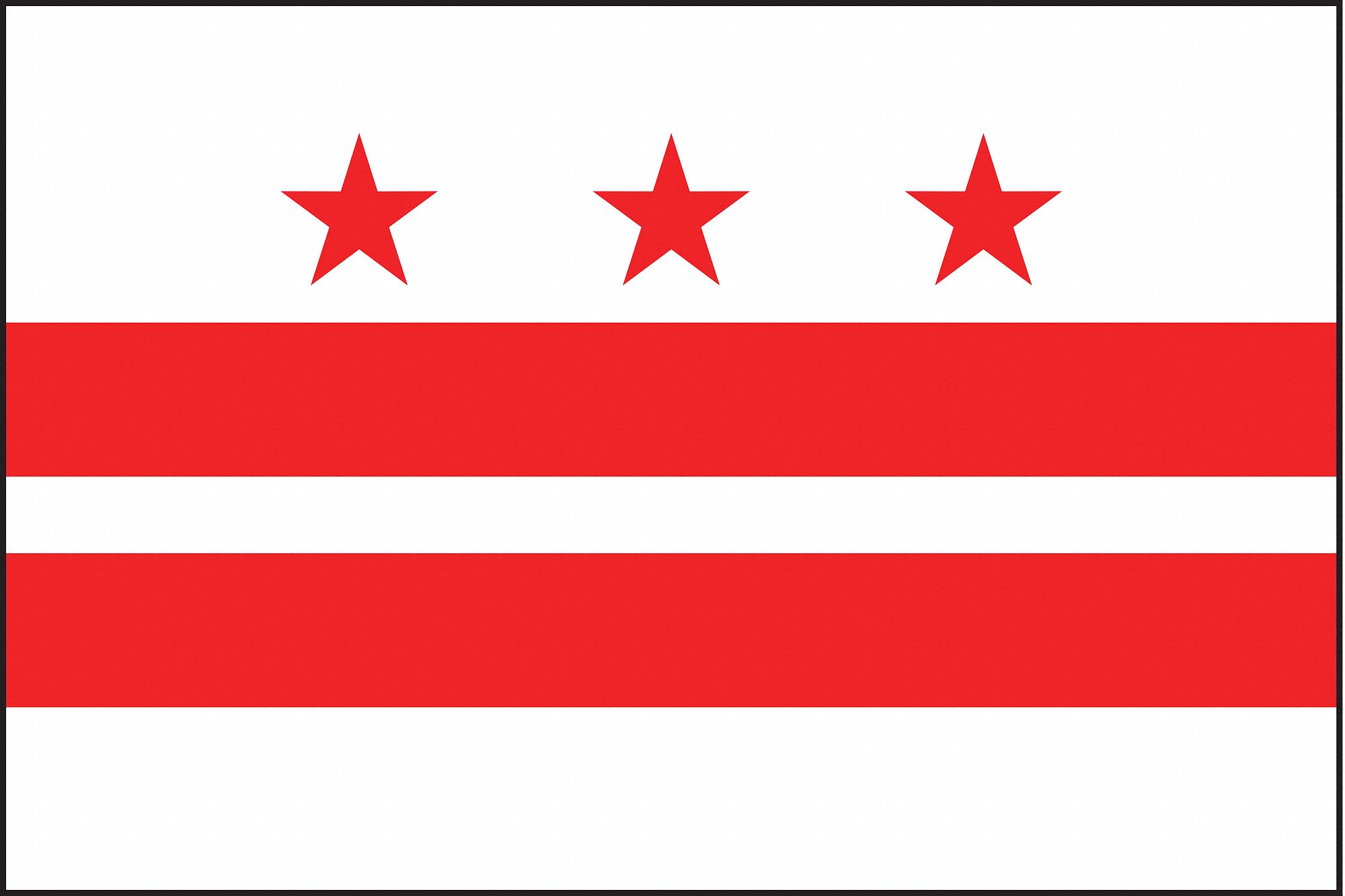 2NEP6 - D3761 District Of Columbia Flag 3x5 Ft