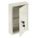 KEY CONTROL CABINET, 30 KEY CAPACITY, SINGLE KEY LOCK, STEEL, BEIGE, 12 IN H, 8 IN W, 2½ IN D