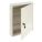 KEY CONTROL CABINET, 120 KEY CAPACITY, SINGLE KEY LOCK, STEEL, BEIGE, 17 IN H, 14 IN W, WALL MOUNT