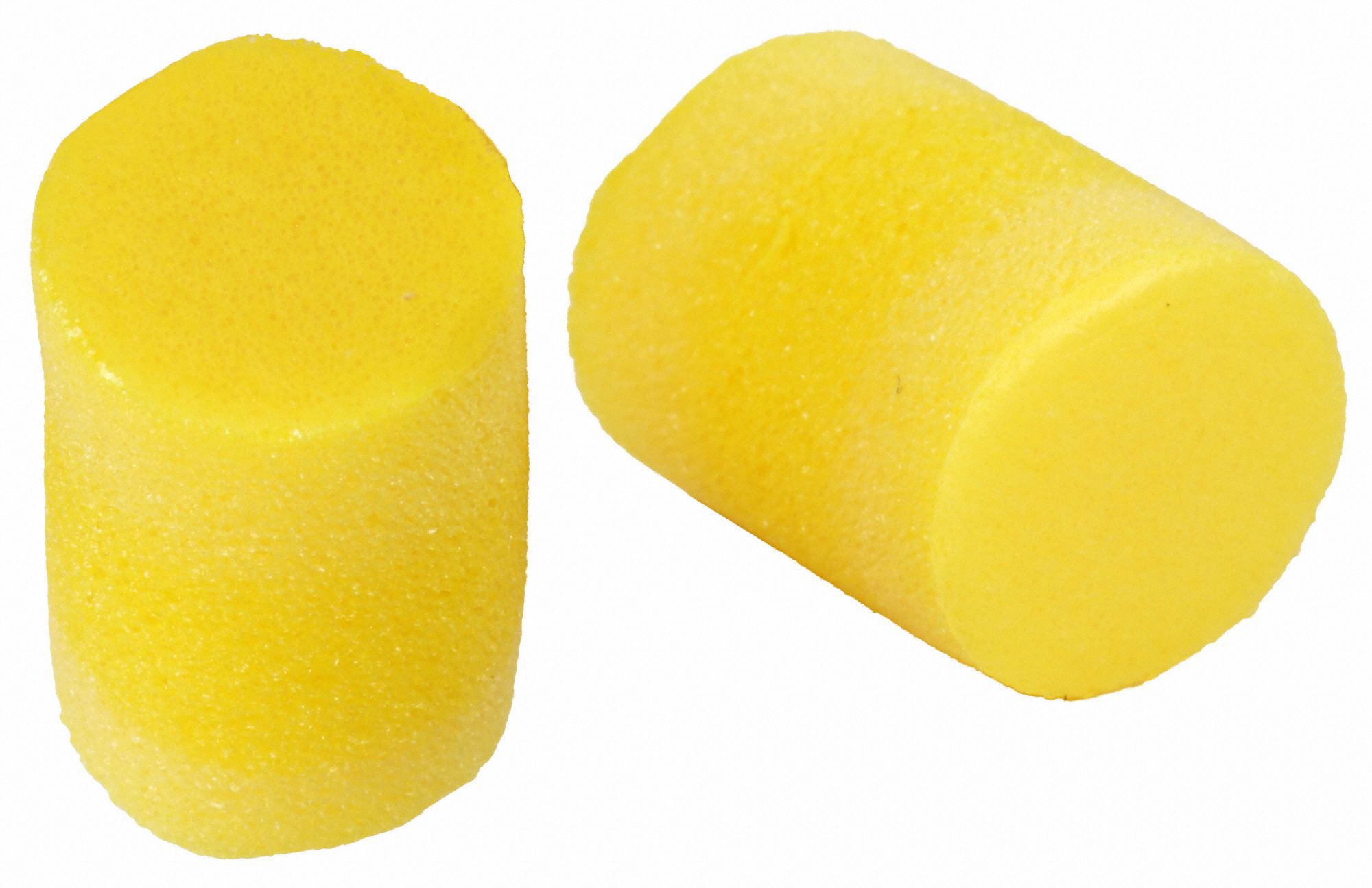 3M Cylinder Ear Plugs, 29 dB Noise Reduction Rating NRR, Uncorded, M