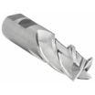 4-Flute General Purpose Finishing Bright Finish High-Speed Steel Square End Mills