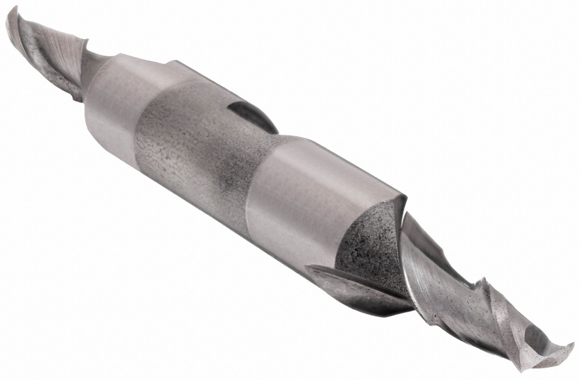 SQUARE END MILL, 2 FLUTES, ⅛ IN MILLING DIAMETER, ⅜ IN CUT, 3-1/16 IN LENGTH, HSS