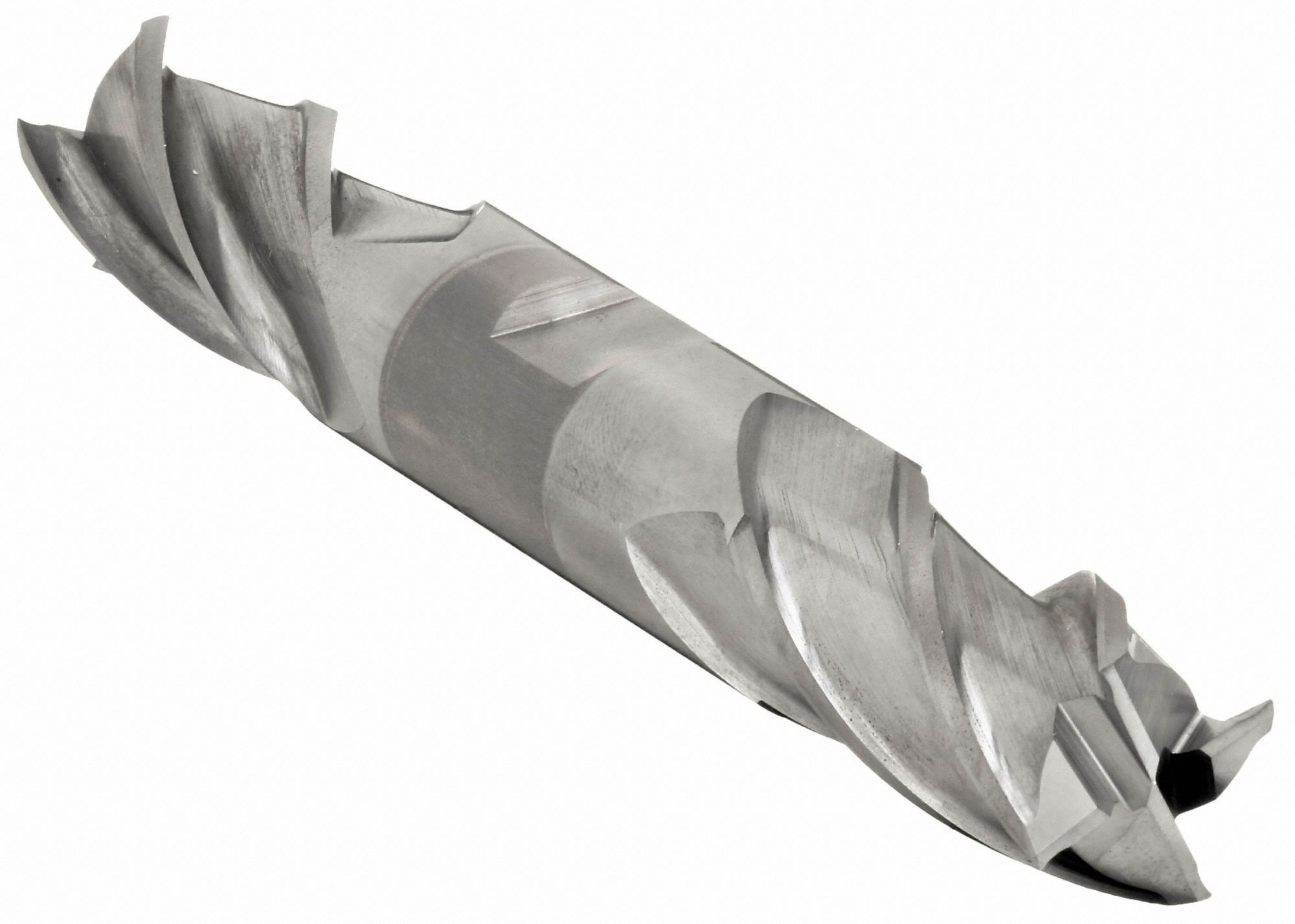SQUARE END MILL, 4 FLUTES, ¾ IN MILLING DIAMETER, 1⅝ IN CUT, 5⅝ IN L, HIGH SPEED STEEL