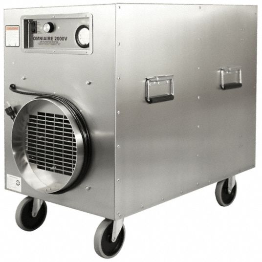 OMNITEC DESIGN INC. Industrial Air Scrubber: 70 dB Max Noise Level ...