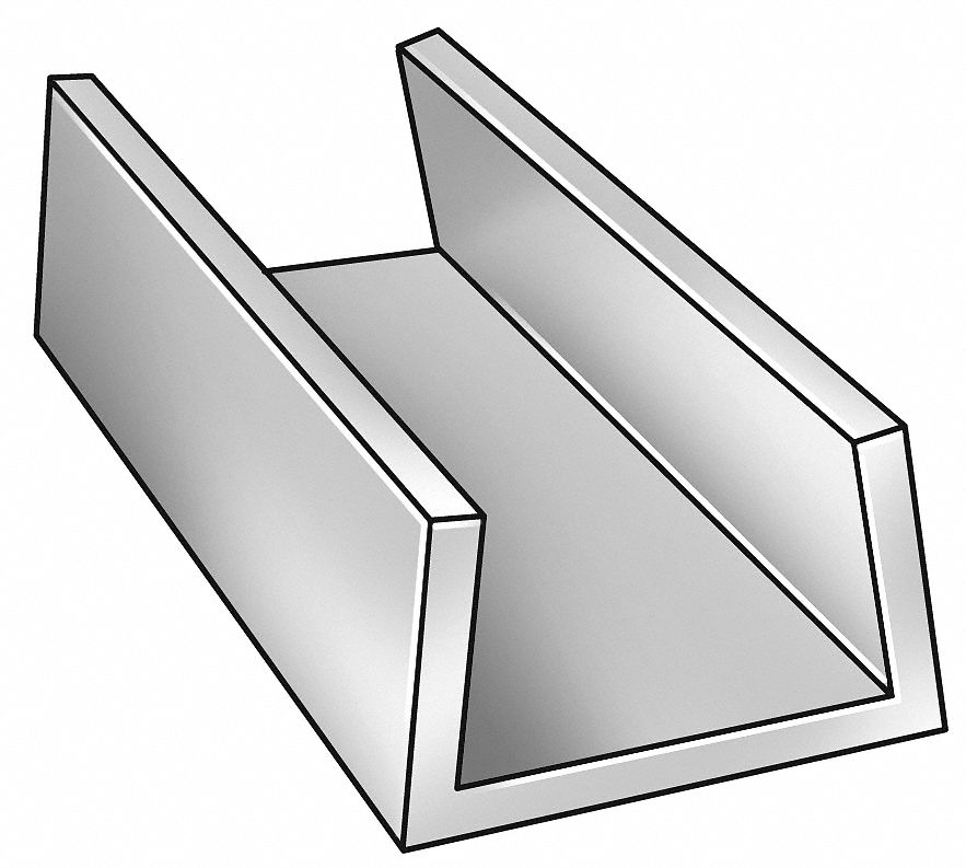 Aluminum U-Shaped Channel Stock