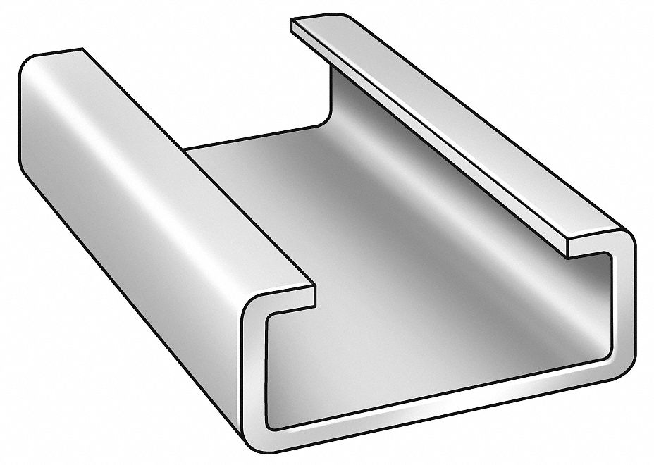 Grainger Approved C Channel Stock Uhmw Polyethylene 1 2 In Inside Leg Length 1 1 2 In Inside Base Width 2nje5 2nje5 Grainger