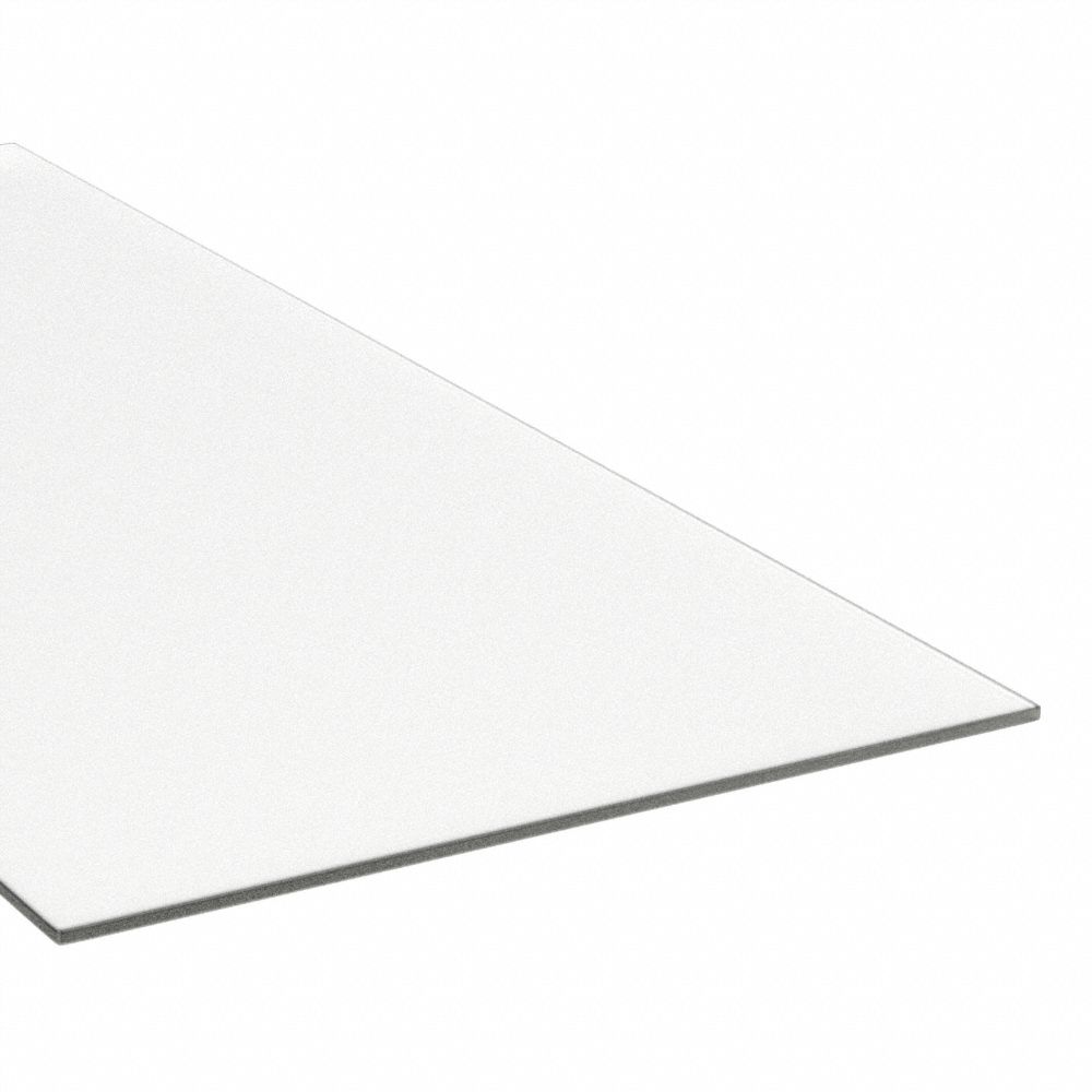 Polycarbonate Sheet: 0.01 in Thick, 24 in x 4 ft, Translucent, Frosted, 9, 000 psi Tensile Strength