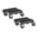 STEEL DOLLY SET, BLACK, 500 LB LOAD CAPACITY, 2 IN CASTER WHEEL DIAMETER, 500 LB LOAD CAPACITY