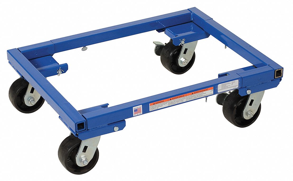 Adjustable Dolly, 2000 lb Load Capacity Grainger