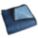 QUILTED MOVING BLANKET/PAD, 72 IN L, 80 IN W, BLUE, 6 POUND WT, 12 PK