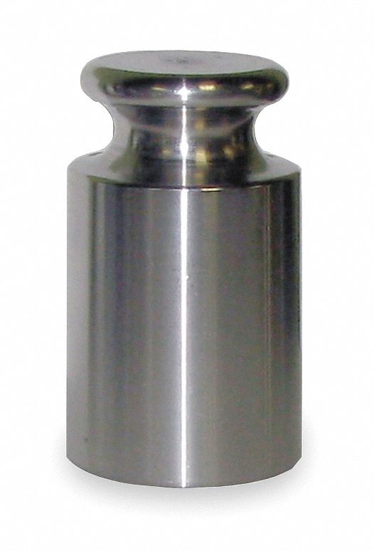 500g Calibration Weight, Stainless Steel - Grainger