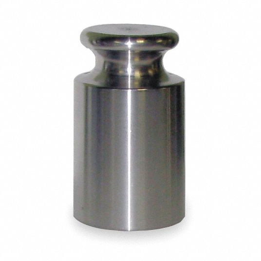 500g Calibration Weight, Stainless Steel - Grainger