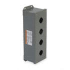 PUSHBUTTON ENCLOSURE,12.74 IN. H,4 HOLES