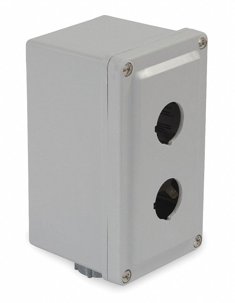 SCHNEIDER ELECTRIC Pushbutton Enclosure, 1, 3, 4, 4X, 13 NEMA Rating ...