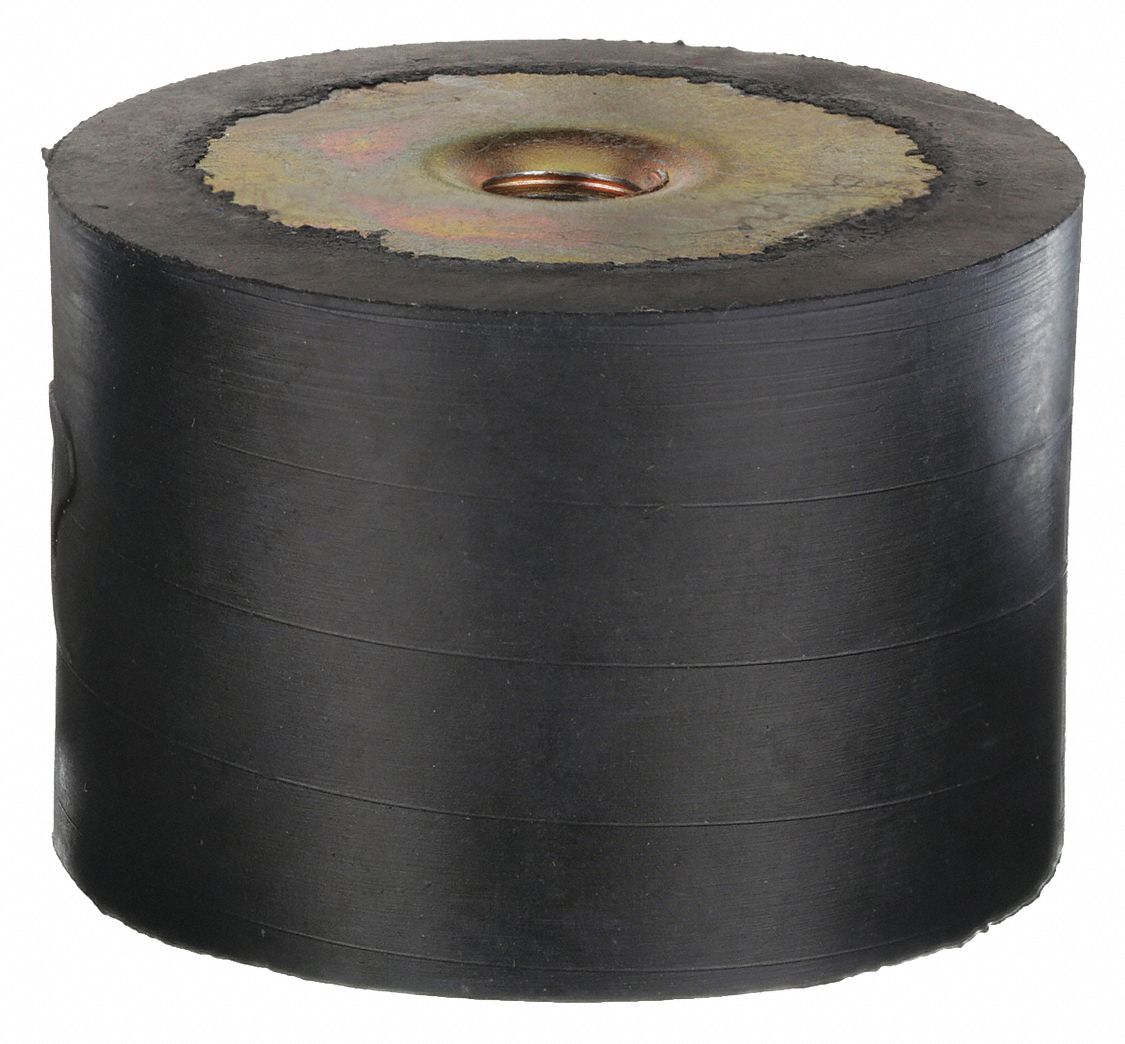 Tapped, 3/8"16, Cylindrical Vibration Isolator 2NPD42NPD4 Grainger