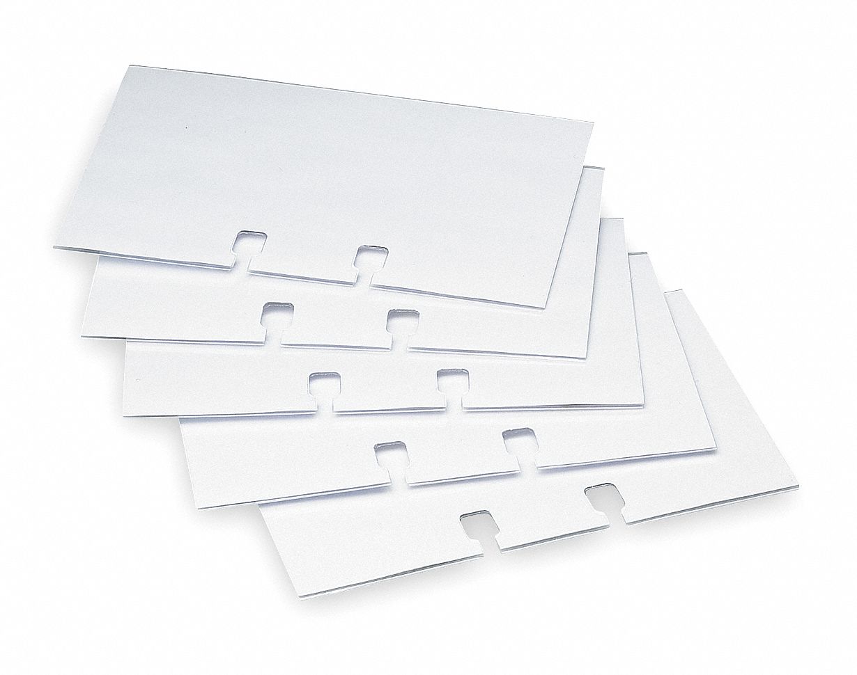 Business Card Sleeves: Clear, (40) 2-5/8 x 4 in Clear Refills, 2 5/8 in Lg, 4 in Wd, 40 PK
