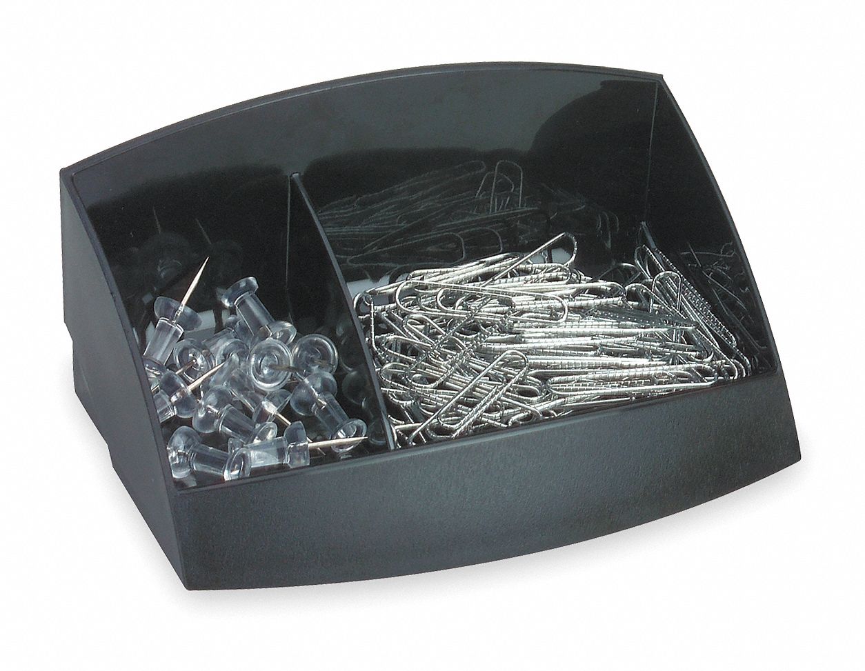 LOQJSS 2PCS Mesh Paper Clip Holder,Mesh Metal Paper Clip Dish