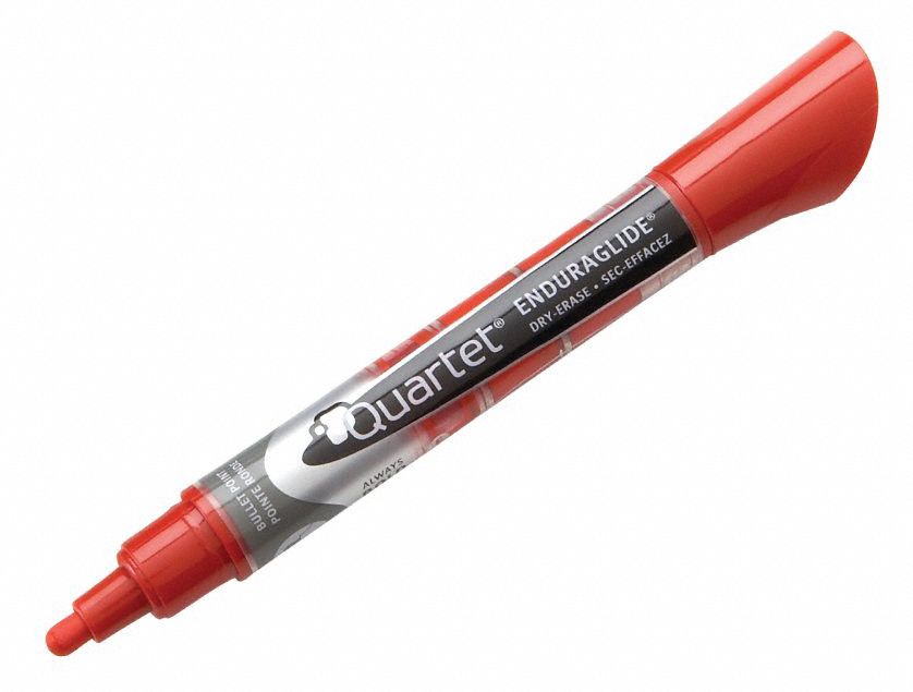 QUARTET Dry Erase Markers Bullet, Capped, Black/Blue/Green/Red