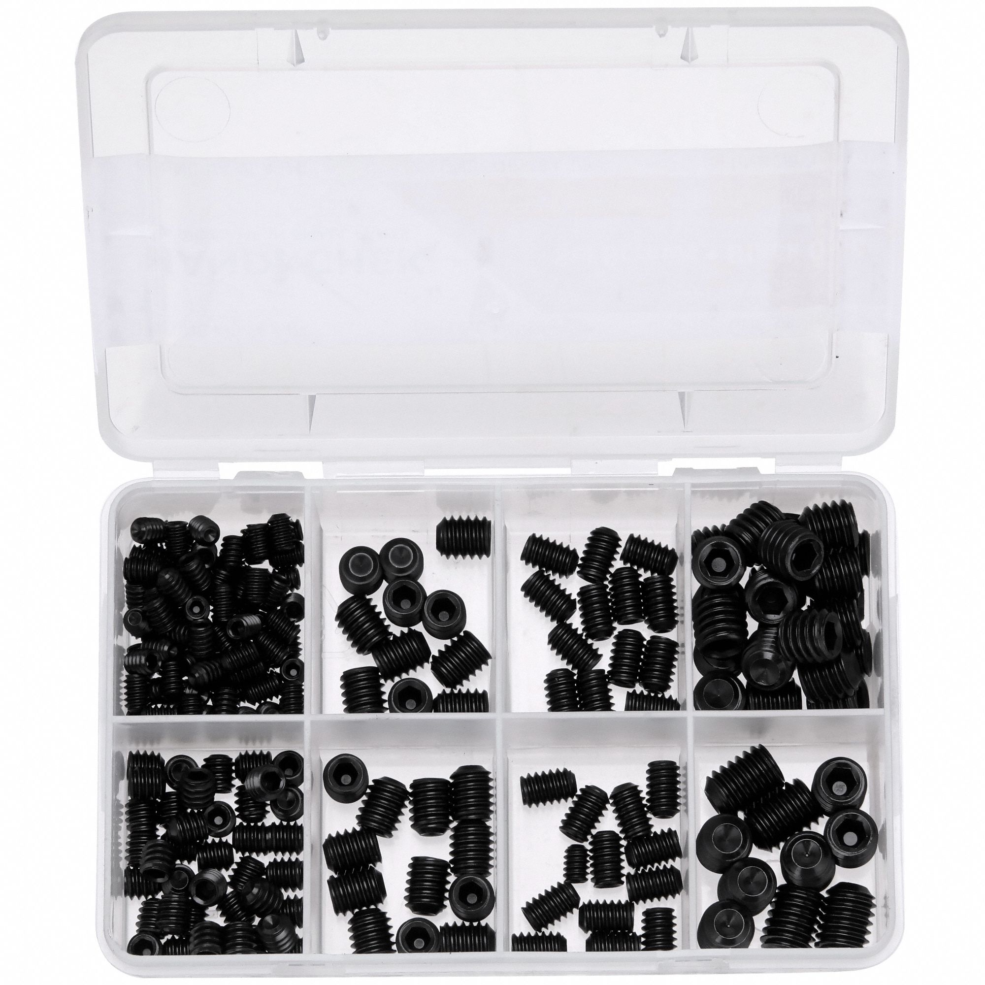 195 Pieces, 6 # of Sizes, Socket Set Screw Assortment - 2NRZ5|WWG-DISP ...