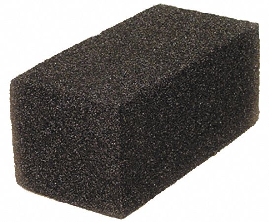 2NTJ6 - Cleaning Brick 8 L 4 W Nylon Black