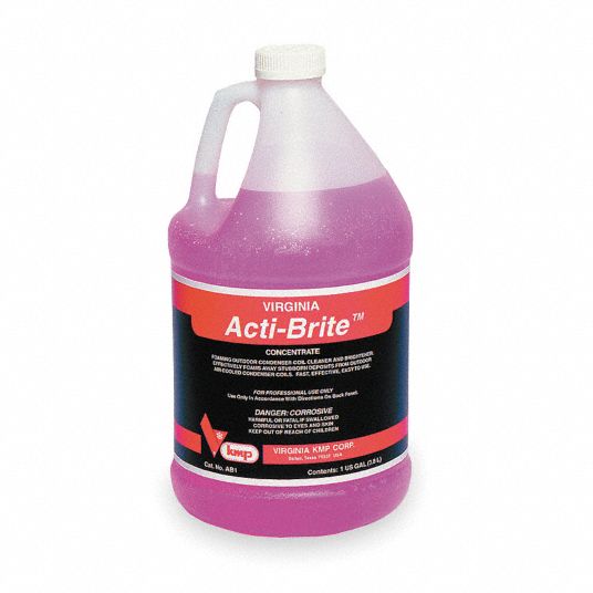 VIRGINIA, Liquid, 1 gal Size, Condenser Cleaner 2NTK8AB1 Grainger