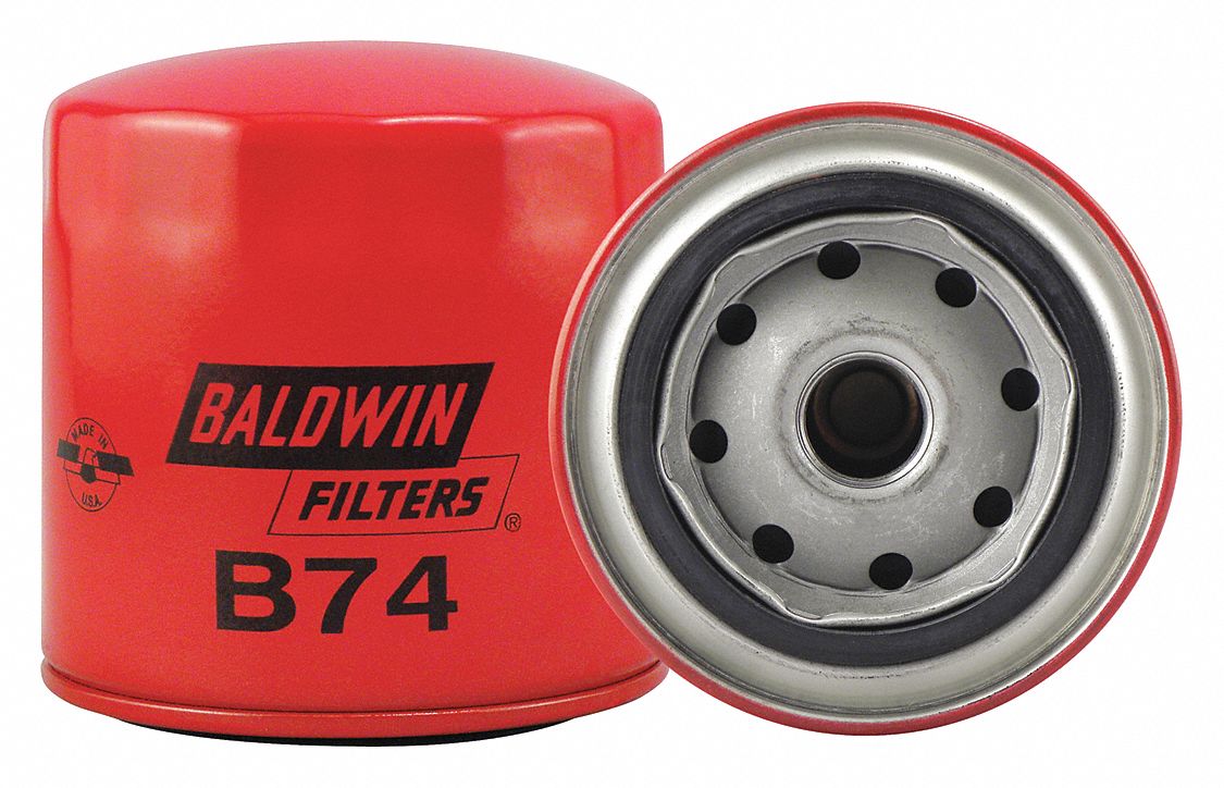 BALDWIN FILTERS, 3/4" Thread Size Automotive Filters, 3 31/32 in Lg