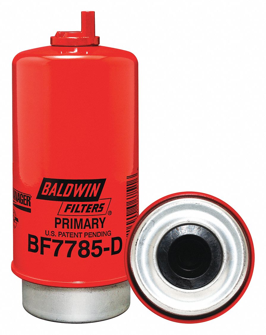 Baldwin Heavy Duty BF7746-D Fuel Filter,7-5/8 x 3-9/32 x 7-5/8 In 