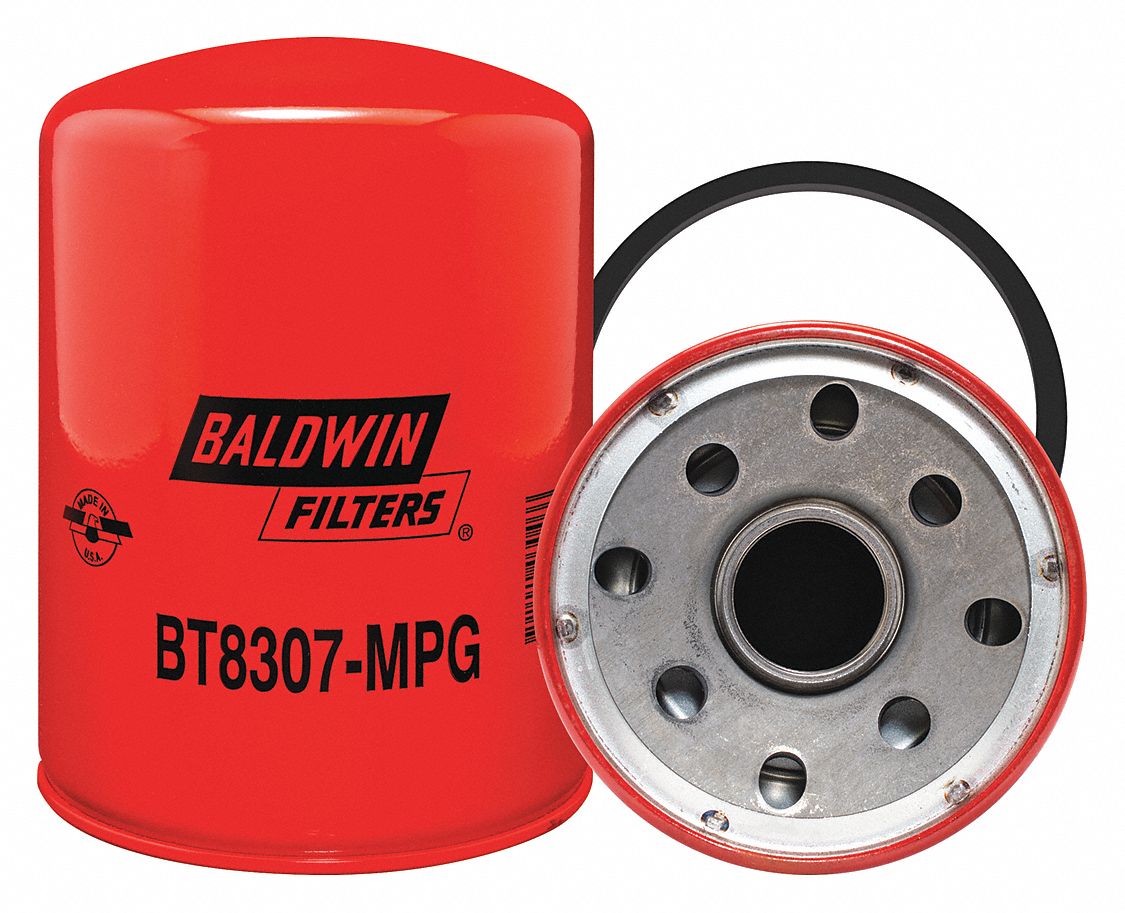 BALDWIN FILTERS Hydraulic Filter, SpinOn, 6 31/32 in Length, 5 1/16 in