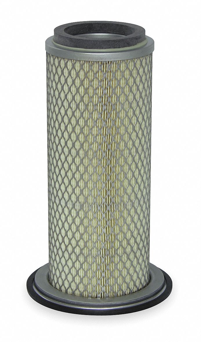 Automotive Air Filter: Round-Oval, Engine, Round, Axial Seal, 4 3/32 in Outside Dia