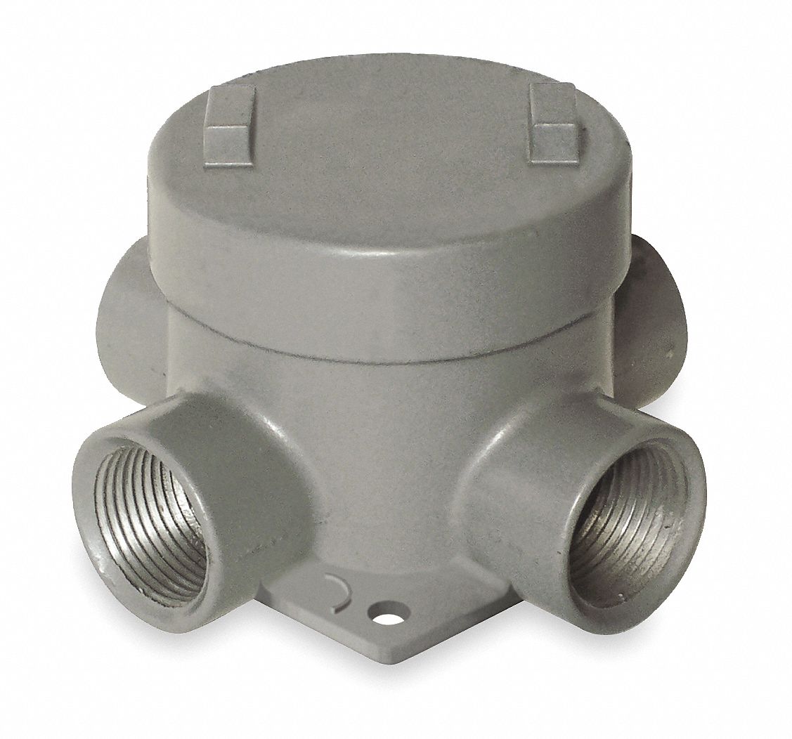 Aluminum, GE, Conduit Outlet Body 2NVN3GEBX5 Grainger