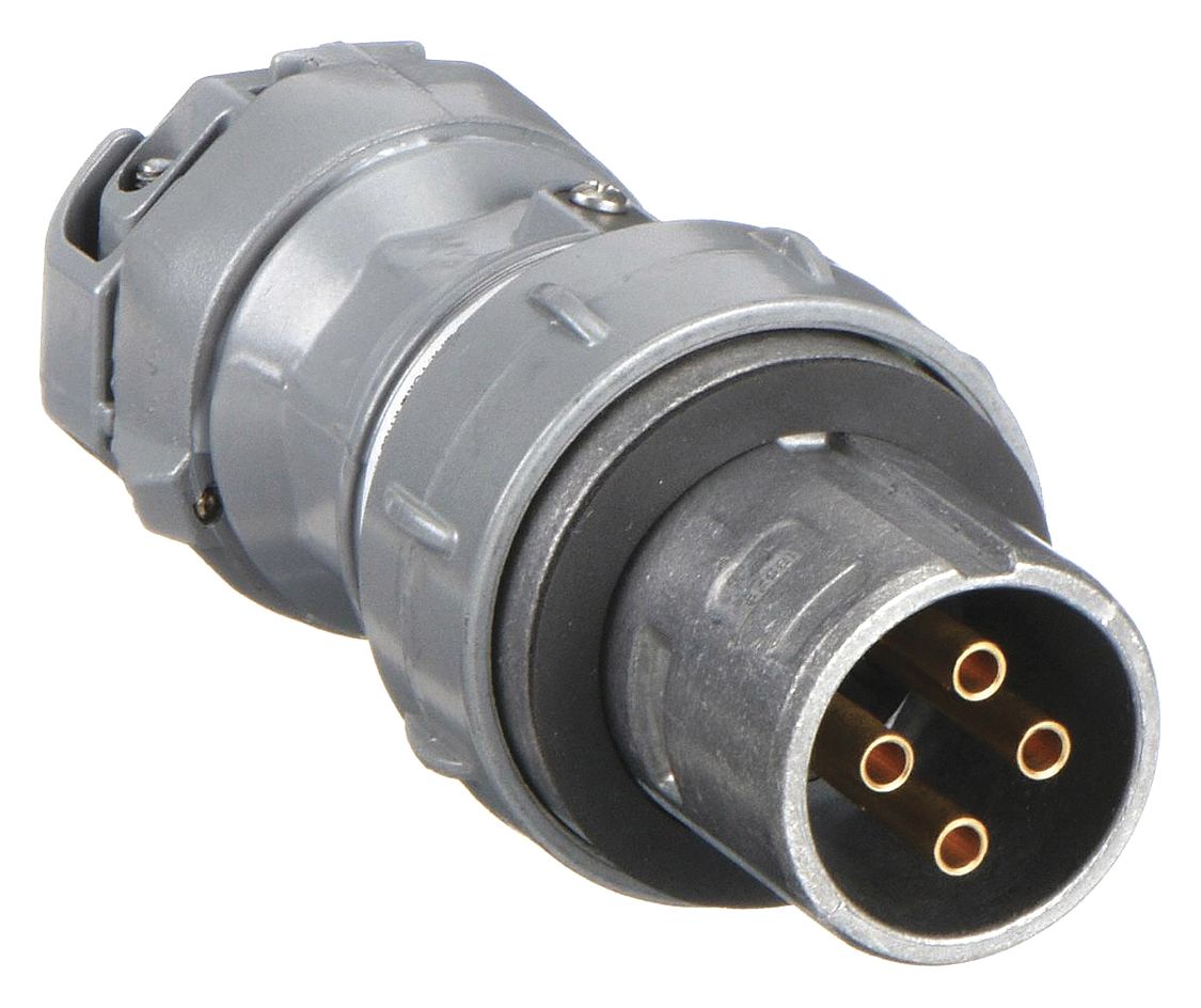 PIN AND SLEEVE PLUG, 30 A, 250V DC/600V AC, STYLE 1 GROUNDING, CSA CERTIFICATIONS/UL LISTED