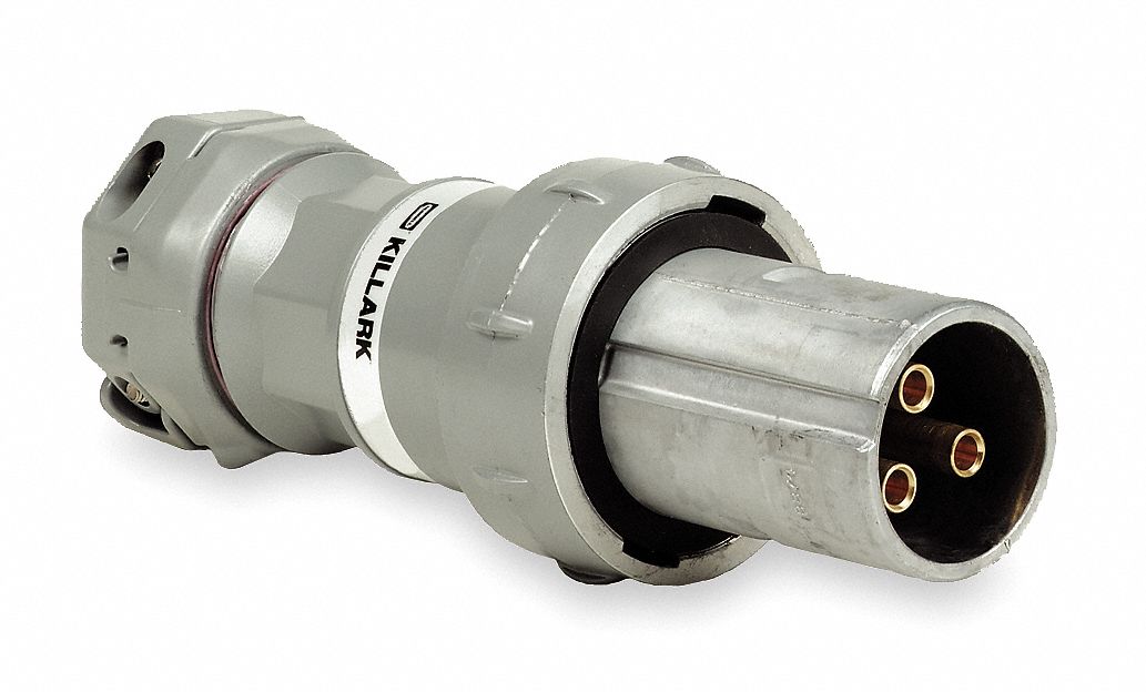 HUBBELL KILLARK Pin and Sleeve Plug, 600V AC/250V DC Voltage, 4X NEMA