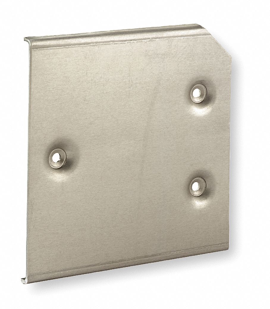 Interior Panel: Back Panel Panel, 3.5 in Overall Ht, 3.4 in Overall Wd, Aluminum