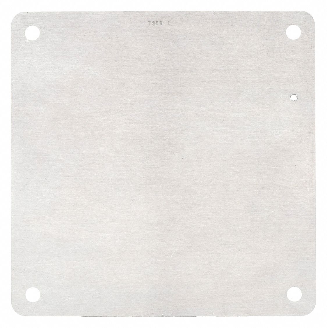 Interior Panel: Back Panel Panel, 10.5 in Overall Ht, 10.5 in Overall Wd, Aluminum