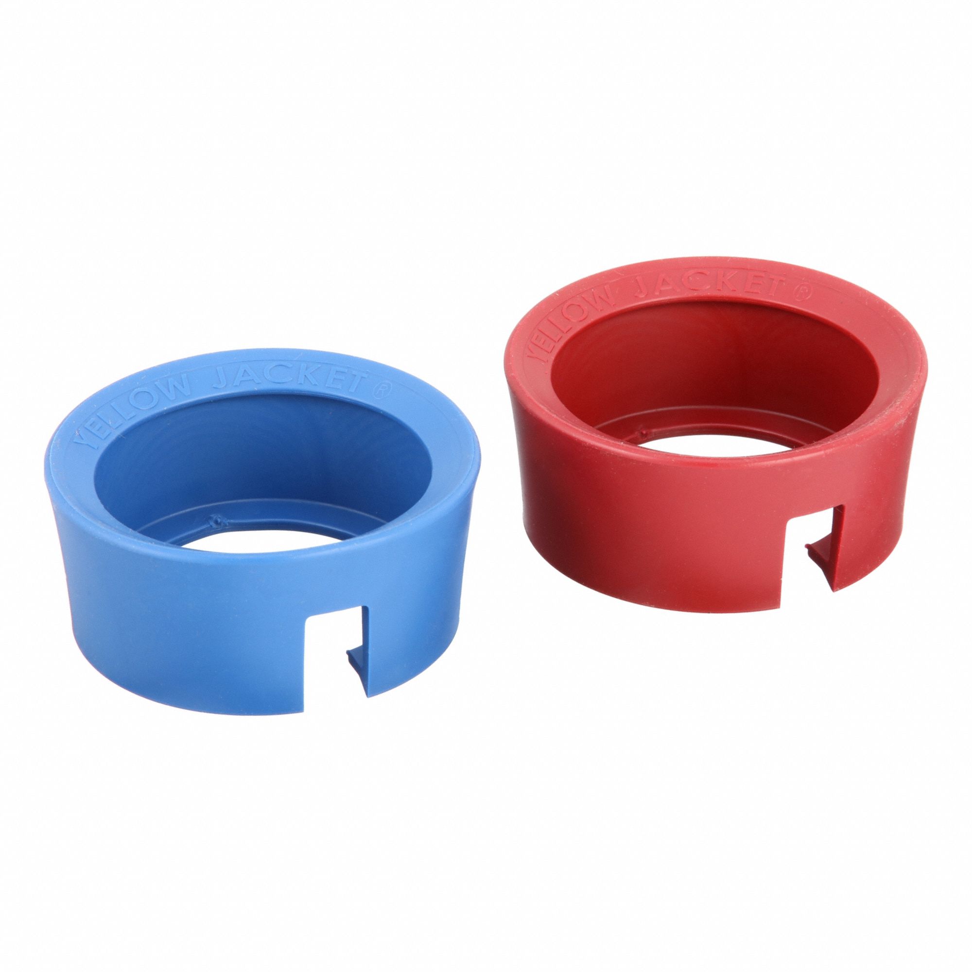 Manifold Gauge Boot Set: 3 1/8 in Dia, Blue/Red