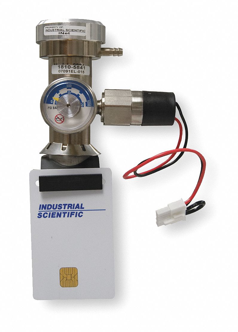 INDUSTRIAL SCIENTIFIC, Demand Flow, Stainless Steel, Gas Regulator with