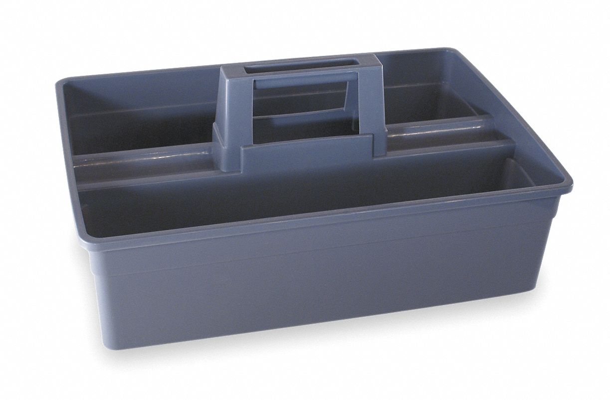 2NXW4 - Carry Caddy Gray Plastic 15-7/8x10-5/8