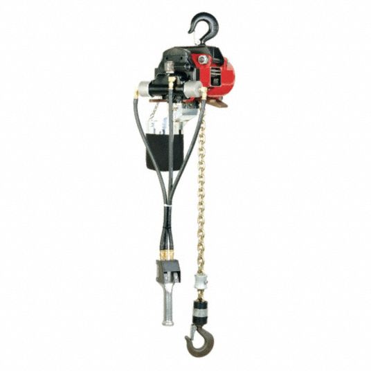 INGERSOLL RAND / ARO Air Chain Hoist, 4400 lb. Cap., 10 ft. Lft - 2NY49 ...