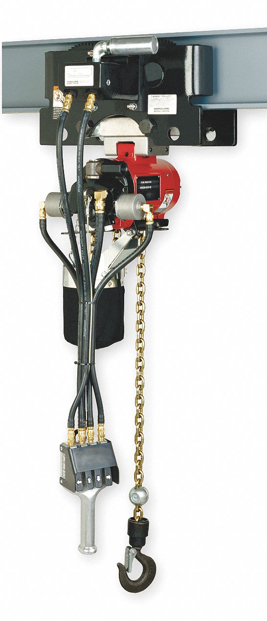 INGERSOLL RAND / ARO Air Chain Hoist, 275 lb. Cap., 10 ft. Lift 2NY69