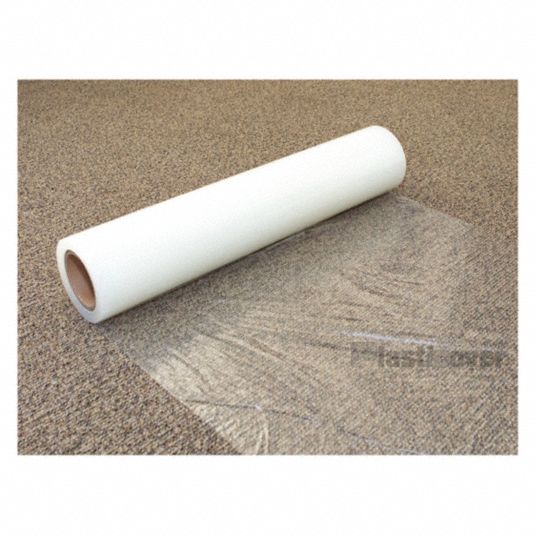 Plastic discount carpet cover