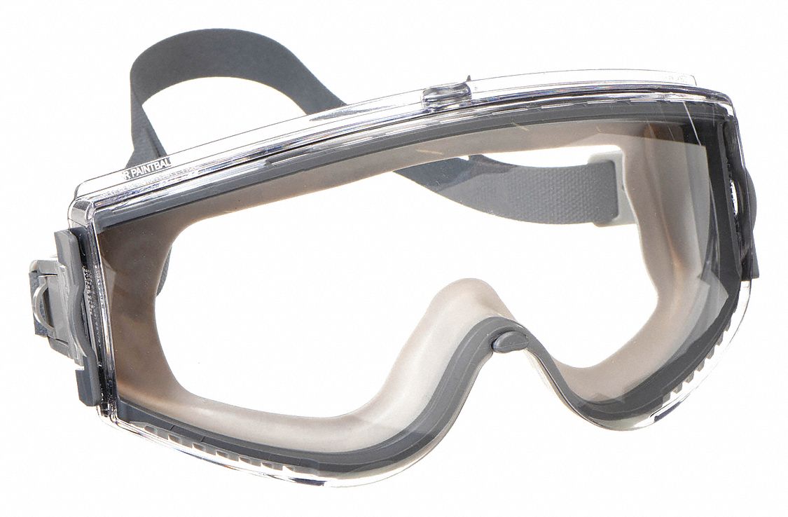 SAFETY GOGGLES, WRAPAROUND, ELASTOMER/PC, HYDROSHIELD ANTI-FOG, GREY/CLEAR, CSA, U6, UNIVERSAL