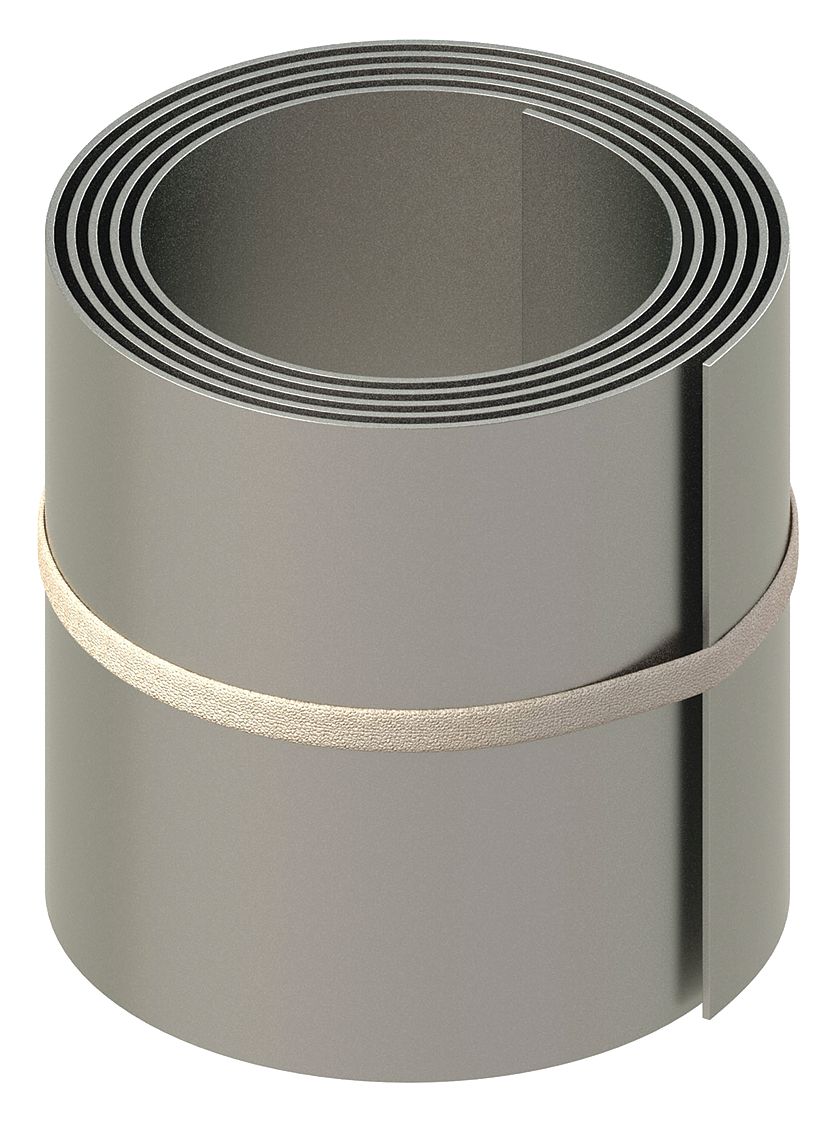 SHIM STOCK, 50 IN SHIM L, 6 IN SHIM W, 0.005 IN THICK, 316 STAINLESS STEEL, PLAIN