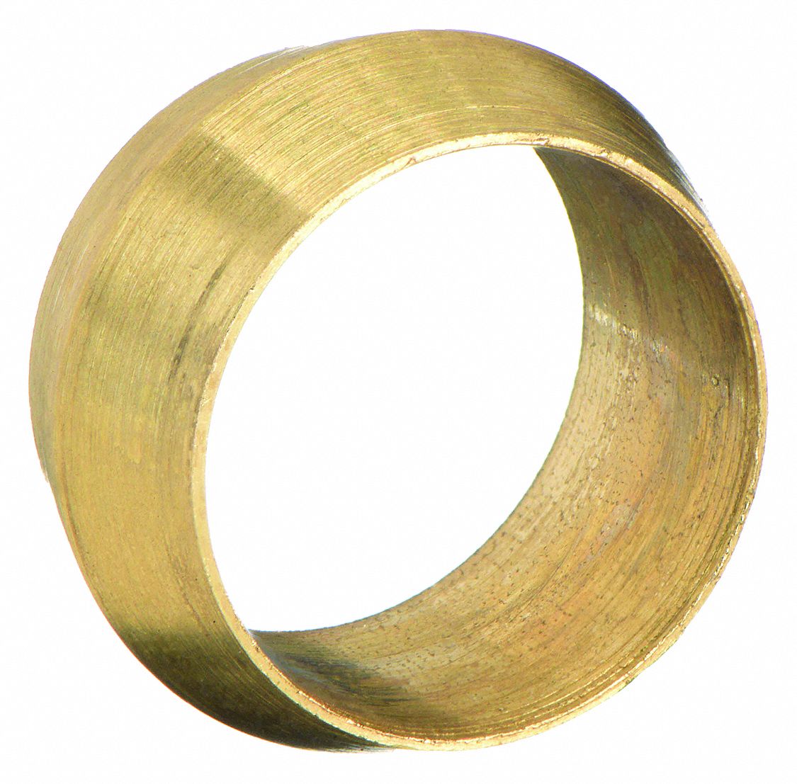 SLEEVE: BRASS, COMPRESSION, FOR ¼ IN TUBE OD, ALUMINUM/COPPER/THERMOPLASTIC