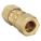 UNION: BRASS, COMPRESSION X COMPRESSION, FOR ⅜ IN X ⅜ IN TUBE OD, 10 PK