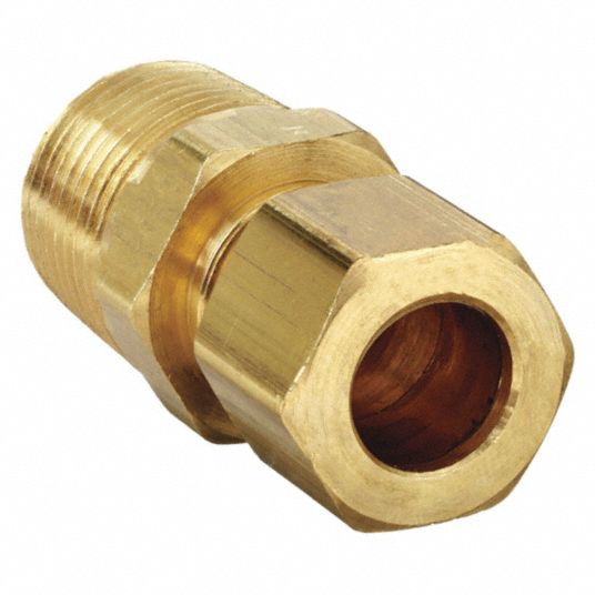 Brass, Compression x MNPT, Male Connector - 2P240