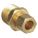 MALE CONNECTOR: BRASS, COMPRESSION X MNPT, ⅜ IN PIPE SIZE, FOR ½ IN TUBE OD, 10 PK