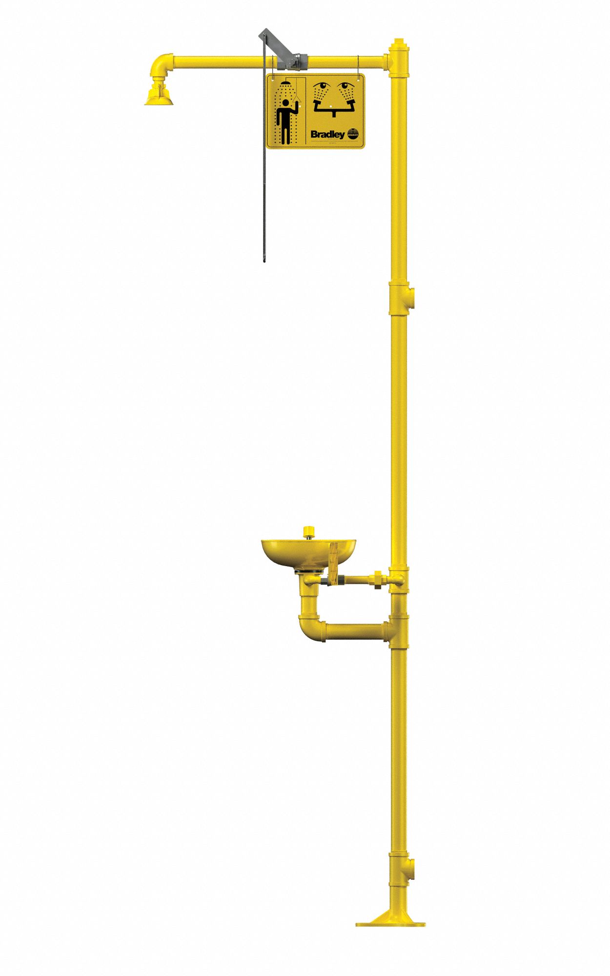 Combination Eye Wash Stations Fssi Bpa Document Imaging Dimensions